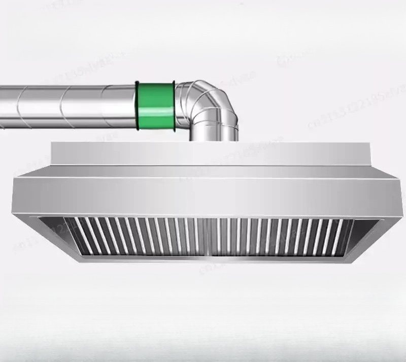 Range Commercial Kitchen - Versterkte RVS afzuigkap, krachtige commerciële afzuigkap