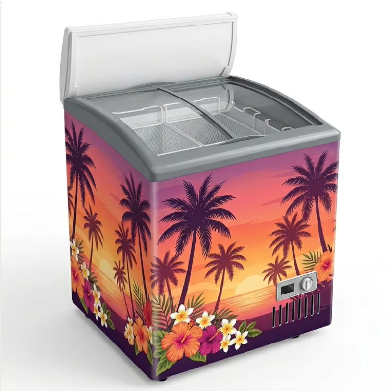 Commerciële ijsvriezer met gro - Commercial Chest Freezer recensie en prijs