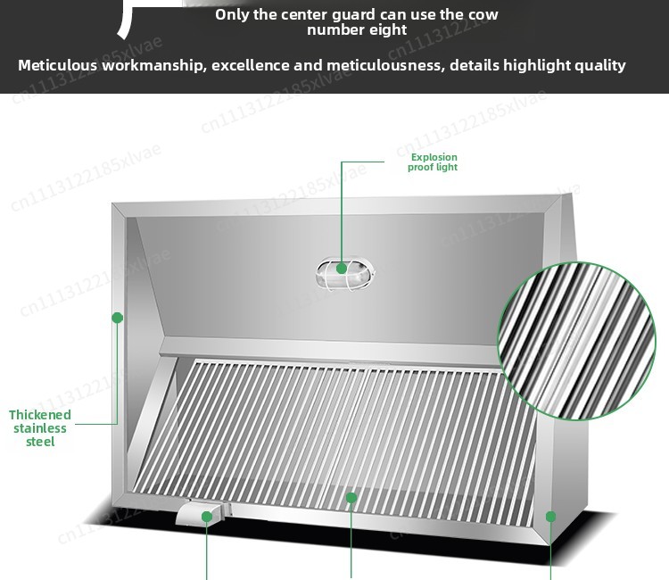Versterkte RVS afzuigkap, krac - Range Commercial Kitchen recensie en prijs